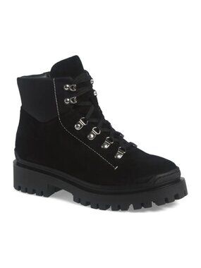 New Aquatalia Cynthia Boot Black Weaterproof Sz US 10